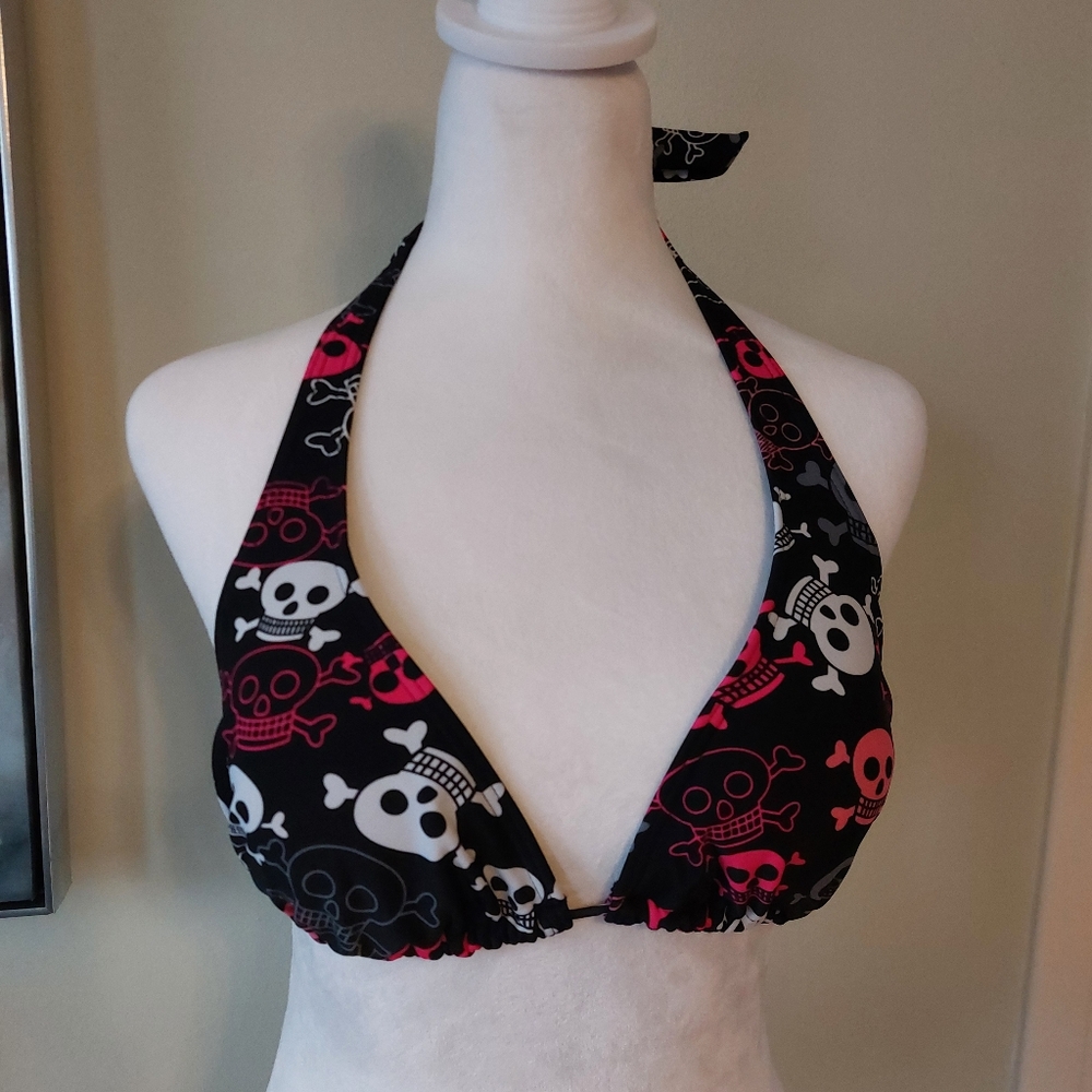 Skull bikini top